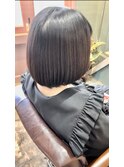 髪質改善トリートメント×ボブ