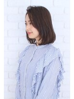 ジャンプッシュ 平尾(JUMPUSH)&nbsp;ナチュラルボブ×前下がりボブ×ストレートボブ20代30代40代