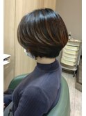 艶髪ショートグラデーション
