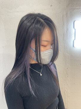 ヘアーワークス ヘルム 渋谷店(HAIR WORKS HELM) ( HELM)さりげないイヤリングカラー☆