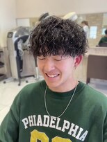グランデュール 焼津店(GRANDEUR)&nbsp;【GRANDEUR焼津店】メンズショート×プードルパーマ