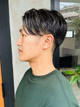 ラッキーヘア 加古川(Lucky Hair) メンズハンサムショート×ハイライトカラー【シン】