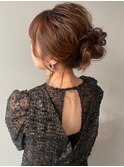 ゆるふわアップスタイル