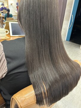 カノエ 山口矢原店(canoe) 艶髪/暗色/髪質改善縮毛矯正/髪質改善/韓国風/韓国ヘア