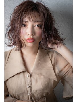 カバーヘアアンドスパ ブリス 浦和(COVER HAIR&SPA bliss) ミルクティーアッシュ大人美人外ハネボブパーマv浦和30代40代
