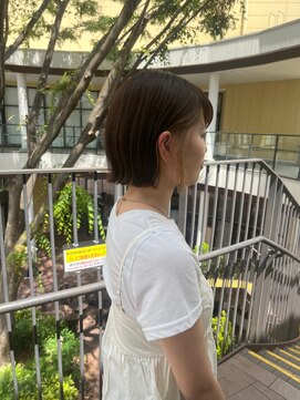 ナンバー ジルバ 立川(N° jillva) イヤリングカラー×切りっぱなしぼぶ