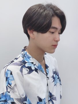 モリオフロムロンドン 松戸店(Morio from London) 【松戸 岩口】黒髪ワンカール刈り上げハンサムショート