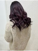 【 VIVO】グラデーションカラー パープル ボルドー ワインレッド