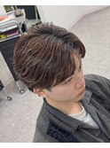 フェザーパーマフェザーショート静岡メンズ