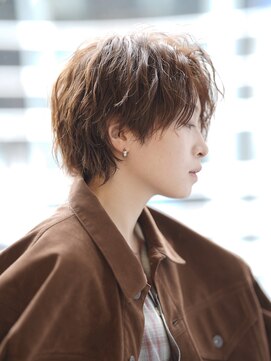 アルファ 新宿(alpha) 波巻き/ハイライト/マッシュパーマ/ウルフ/センターパート[新宿]