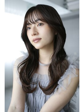 アイティー バイ アルバム 浦和店(IT by ALBUM) 韓国ヘアオリーブベージュロンググレージュ_F20133