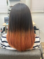 テーラヘアー 君津店(TELA HAIR)&nbsp;オレンジカラー