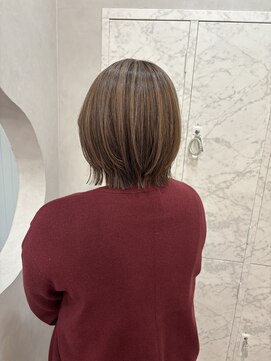 アプリ 南浦和(appri) ボブレイヤーカット[ミルクティーベージュ]南浦和/浦和/韓国