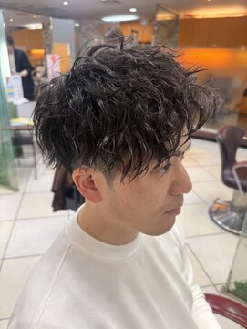 スパイラルパーマ