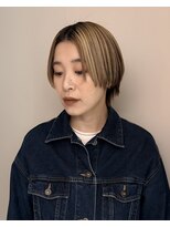 メゾンマイル 恵比寿(maison mile)&nbsp;#ブリーチなしダブルカラー#ワインレッド#ボルドーカラー#前髪