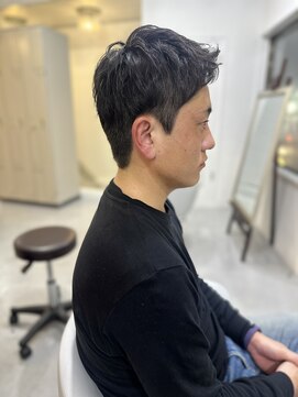 メンズカット バイ ソイクフ(メンズカット by SOY-KUFU) 20代30代40代◎刈り上げセンターパートサーフカールアップバング