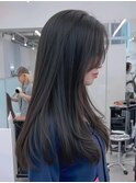 【レイヤーカット】韓国ヘア顔まわりカットロングレイヤー堀江