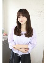 フォルテ 榛原パームス店&nbsp; 大人ガーリーダークアッシュ似合わせカットミディアムレイヤー