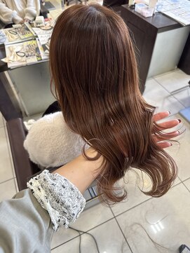 フォルテ 草薙店 ピンクベージュ　春カラー　西村ひより