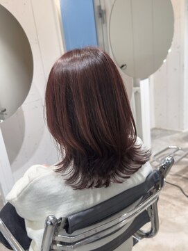 ストレータ バイ マリオ(Strata by mario) 〈宮本〉春ピンク×ミディアムレイヤー