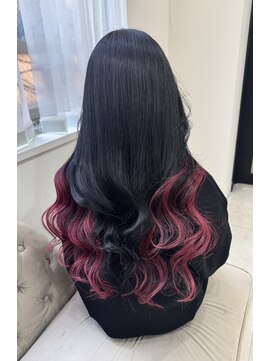 ラピス 名古屋駅前店(Lapis) エクステ/インナーカラー/長さだし