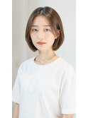 ショートカット20代30代40代前髪あり面長丸顔ショートボブ