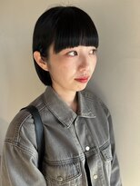 マトウ(matou.)&nbsp;ぱつっと黒髪Bob