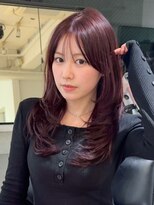 アルバム 新宿(ALBUM SHINJUKU) ミディアムレイヤー前髪韓国_F21518