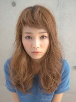 アチーブ ヘア デザイン(achieve hair design)&nbsp;大人可愛いショートバングふわふわエアリーパーマ ハイトーン