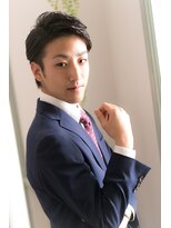 ヘアーアートシフォン 池袋西口店(Hair art chiffon)&nbsp;ビジネスサイドグラデーションスリークショートシルバーカラー