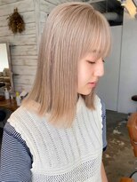 ヴィッカエコル (vicca 'ekolu)&nbsp;ミルキーベージュ×ケアブリーチ×2 艶髪　透明感