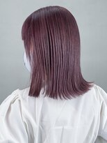 アイティー バイ アルバム 浦和店(IT by ALBUM) ラベンダーミディ_オリーブカラーハイライトカラー_ba305941