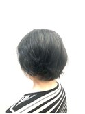 無造作パーマ/小顔/デジタルパーマ/30代40代/ショートボブ