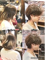 アクティフ(actif) 40代50代60代70代 抜け感ショートヘア -名古屋の美容室actif-