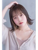 ロジッタ(ROJITHA) 【ROJITHA】外ハネボブ×インナーベージュ