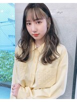 リコバイアフロート(riko by afloat)&nbsp;レイヤーカット／インナーカラー/フォギーベージュ【立野克弥】