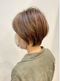 ナチュラルパーマショート