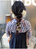 【結婚式・成人式・卒業式】編みおろし×水引きヘアセット