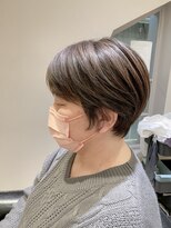 シェル 国分寺(shell)&nbsp;ショート/ハンサムマッシュ/白髪ぼかし