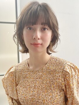 コクーン(Cocoon) 美的ボブウルフ#イメチェン#似合わせカット#フルバング