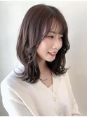 くびれショートボブ40代50代グレイカラー白髪染め白髪ぼかし