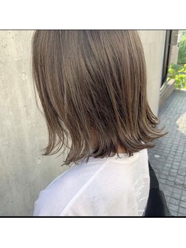 ヘアサロン ガリカ 表参道(hair salon Gallica) 【YU-TA】透明感艶髪グレージュ/ブリーチなしカラー/外ハネボブ