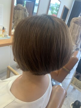 リアン 大森店(Rian) ふんわりショート×40代きれいめベージュ