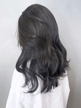 アイティーバイアルバム 八王子店(IT by ALBUM) オリーブグレージュ_斜めバンググレージュカラー_ba422581