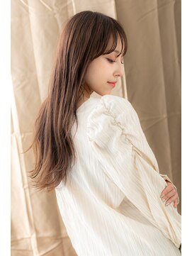 カバーヘア ブリス 志木南口駅前店(COVER HAIR bliss) グレーベージュ大人かわいいレイヤーロングZ志木20代30代40代