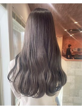 ミルヘアデザイン(mil hair design) ミルクティーベージュダブルカラーケアブリーチインナーカラー