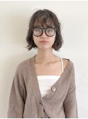 癖毛風ボブパーマ