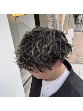 アロハ(ALoha) 無造作パーマ＋ハイライト☆