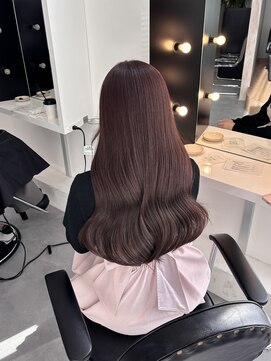 エトバイイオエ(et by ioe) 黒髪/ボブルフ/ネビージュ/小顔/ワンレン/髪質改善/グレージュ