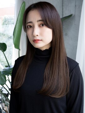 レノラ 本町(LENORA) 20代30代大人かわいいナチュラル暗髪エアーストレートヘア